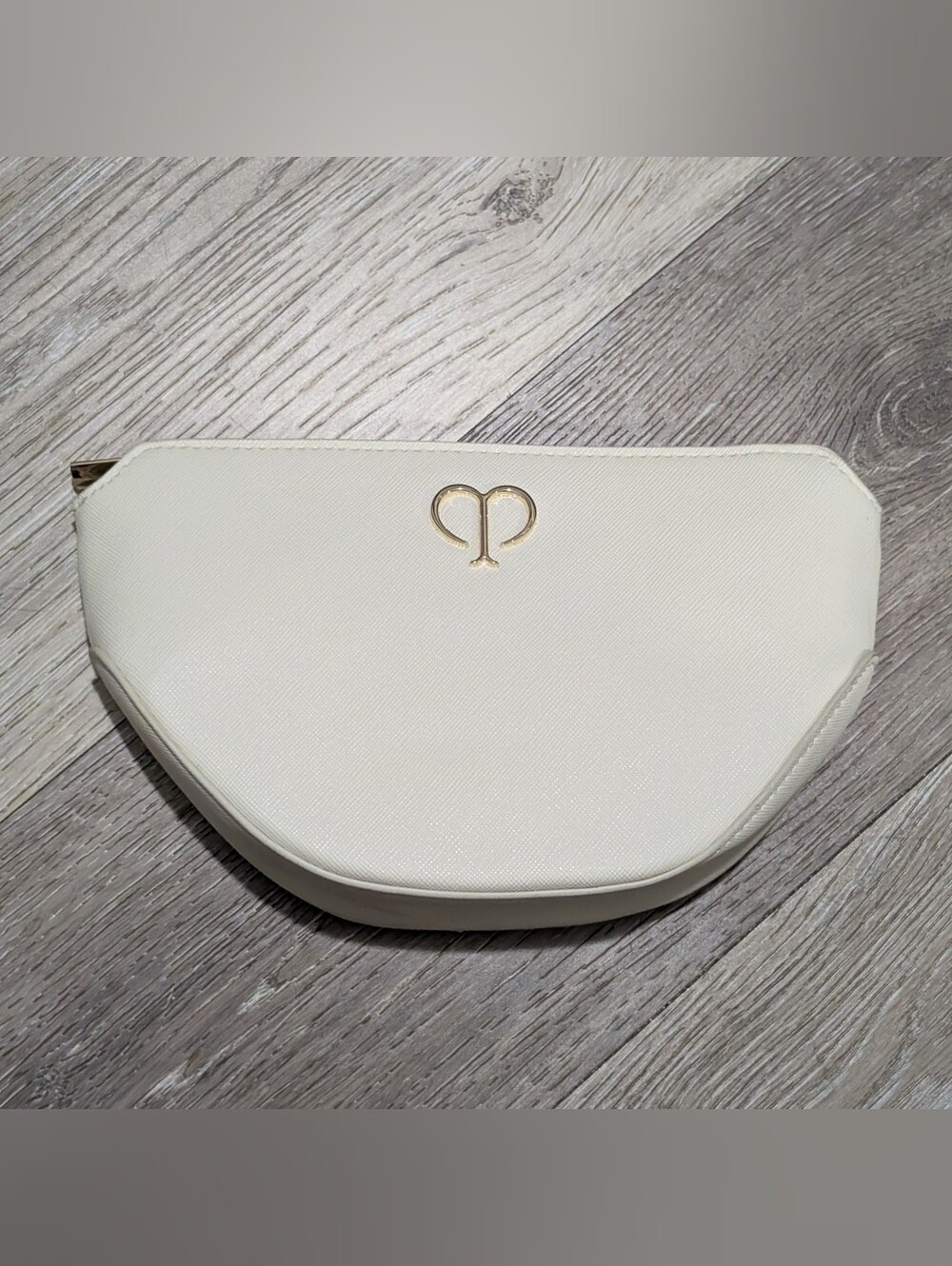 New Cle de Peau Cosmetics Bag Pouch Clutch Gold Monogram Price is firm